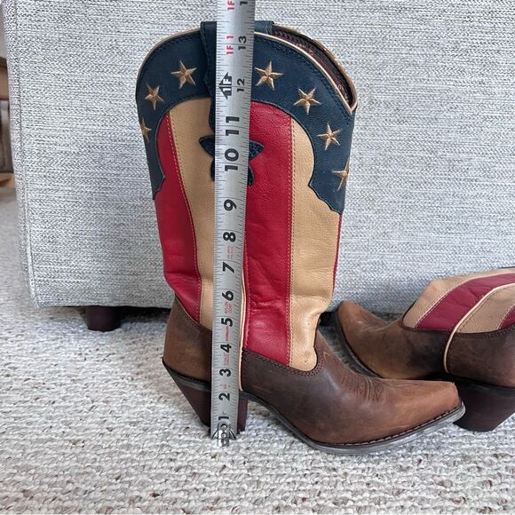 Crush by Durango Women's Stars and Stripes Flag Western Boot - Picture 7 of 13